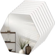 Set di 9 Tessere a Sei Facce - Decorazione per Parete DIY con Riflessione HD