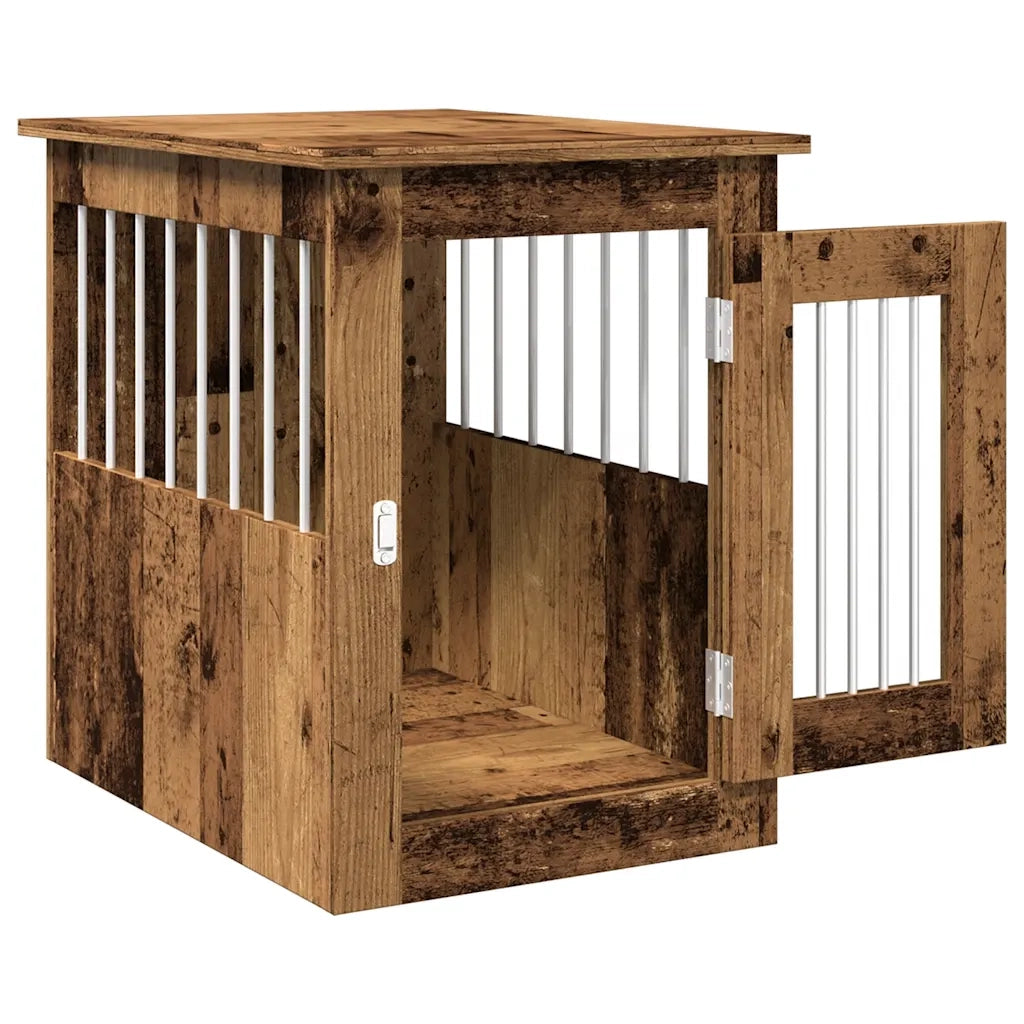 Gabbia Cani da Arredamento Legno Antico Legno Multistrato CFW3705578