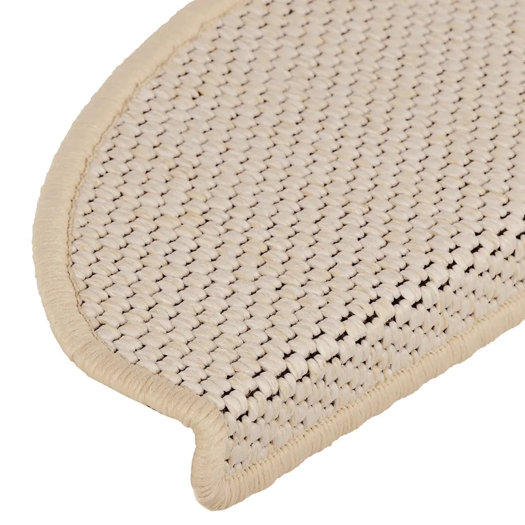 Tappeti Autoadesivi Scale Aspetto Sisal 30pz 65x21x4 cm Berbero