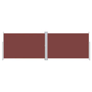 Tenda da Sole | Tenda parasole Laterale Retrattile Marrone 220x600 cm