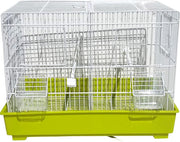 Gabbia Uccelli Rekord 2 39 CMX25X41H. Bianca