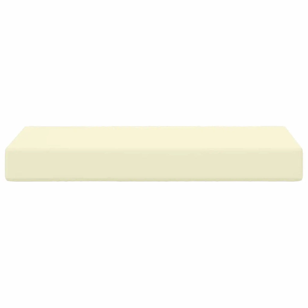 Cuscino da Sedia Esterno Crema 80 x 40 x 8 cm 100% Poliestere 900950
