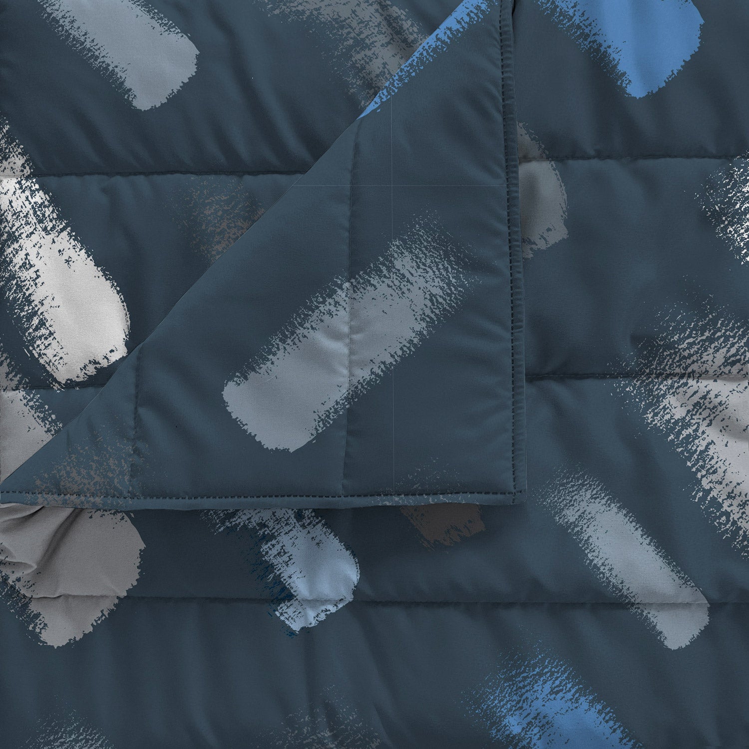 Trapuntino Estivo Matrimoniale in Microfibra 100 gr con Stampa Gessetti Basic