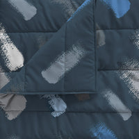 Trapuntino Estivo Matrimoniale in Microfibra 100 gr con Stampa Gessetti Basic