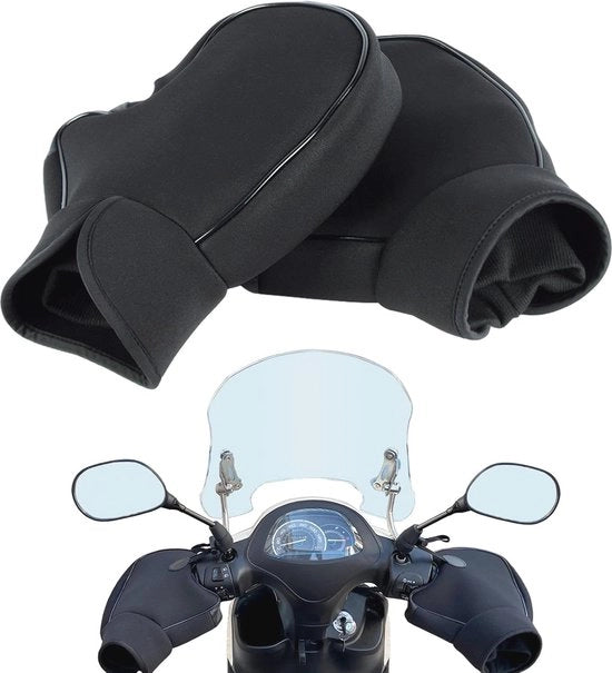 Manopole per manubrio per gite invernali - Calzamani termici per vento per moto e scooter