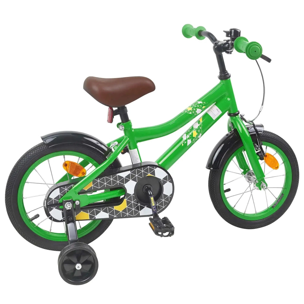 Bicicletta per Bambini 16 Pollici per bambini di 4-6 anni Verde 42009529