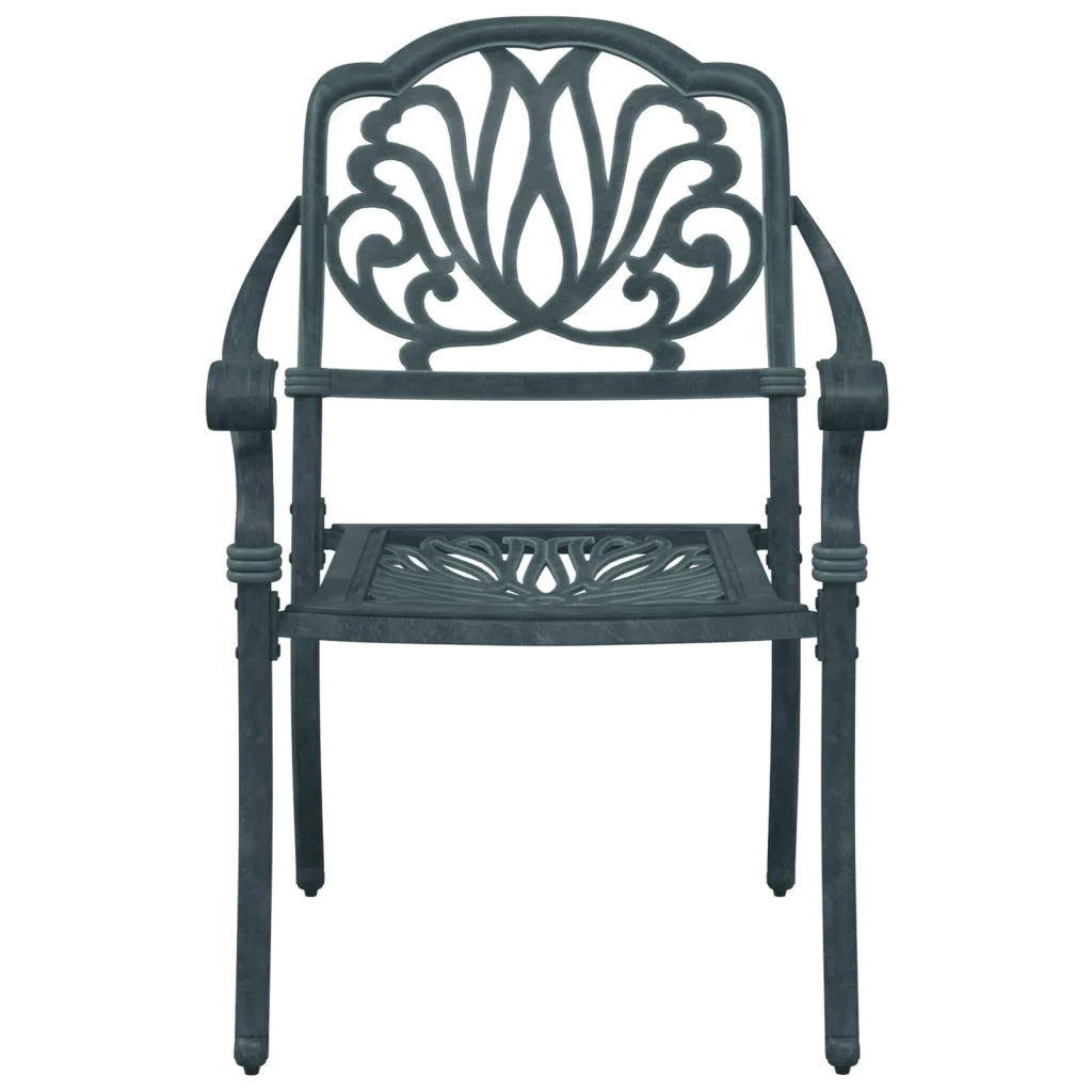 Set da Bistrò 3 pz Verde in Alluminio Pressofuso 3216325