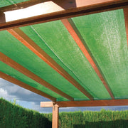 Trade Shop - Rotolo Rete Ombreggiante Verde Fitta 1.5x10 Mt Protezione Giardini Terrazze 017066 -
