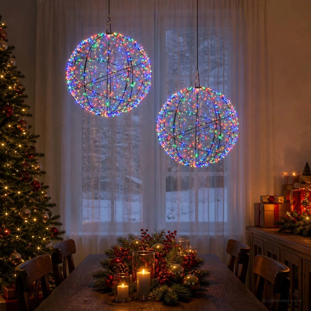 Luce a punta di Natale 2 pz 1500 LED Multicolore 42049800