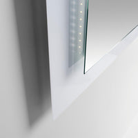 Specchio con Lampada a LED in 90x3x90cm TFT Sunset Bianco