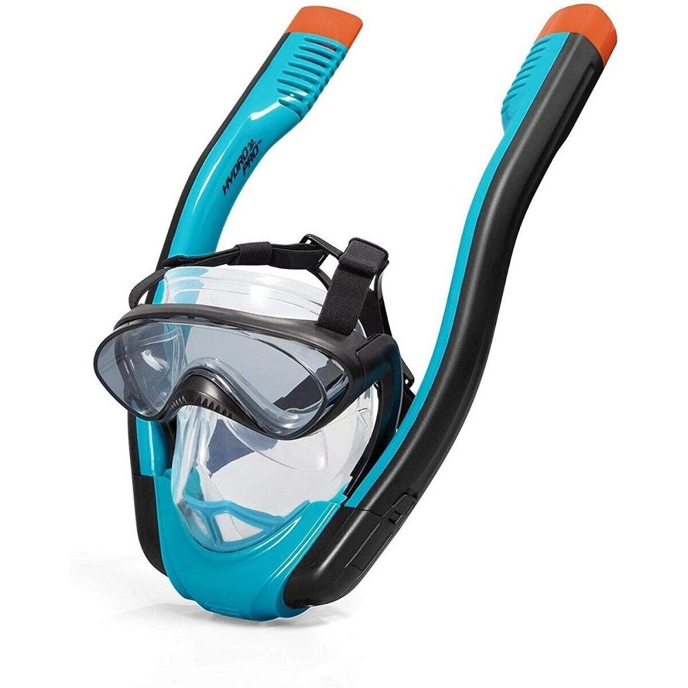 Trade Shop - Maschera L/xl Con 2 Boccagli Da Snorkeling Sub Per Mare Piscina Hydro-pro 24058 -
