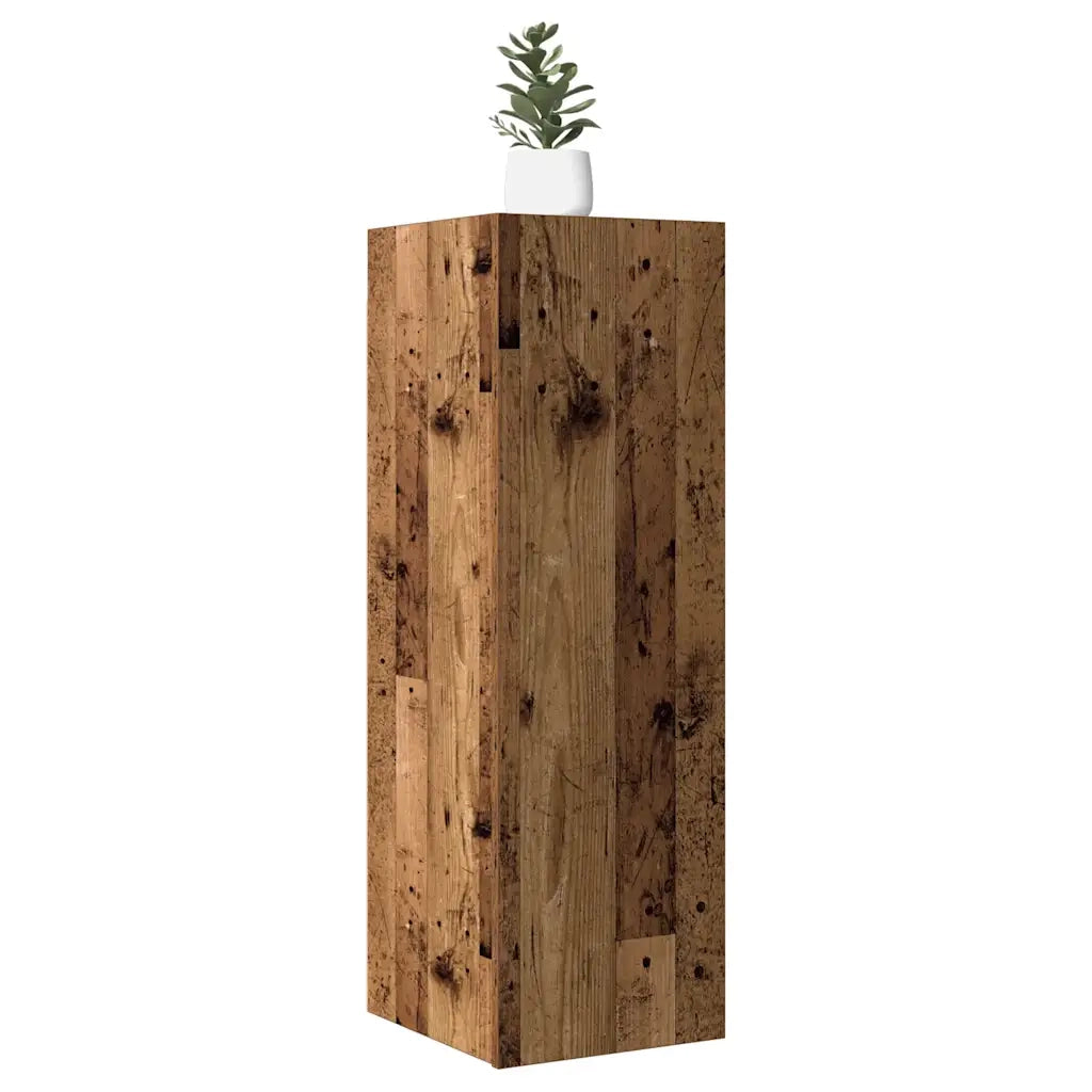 Mobili TV 2 pz Legno Antico 30,5x30x90 cm in Legno Multistrato 856395