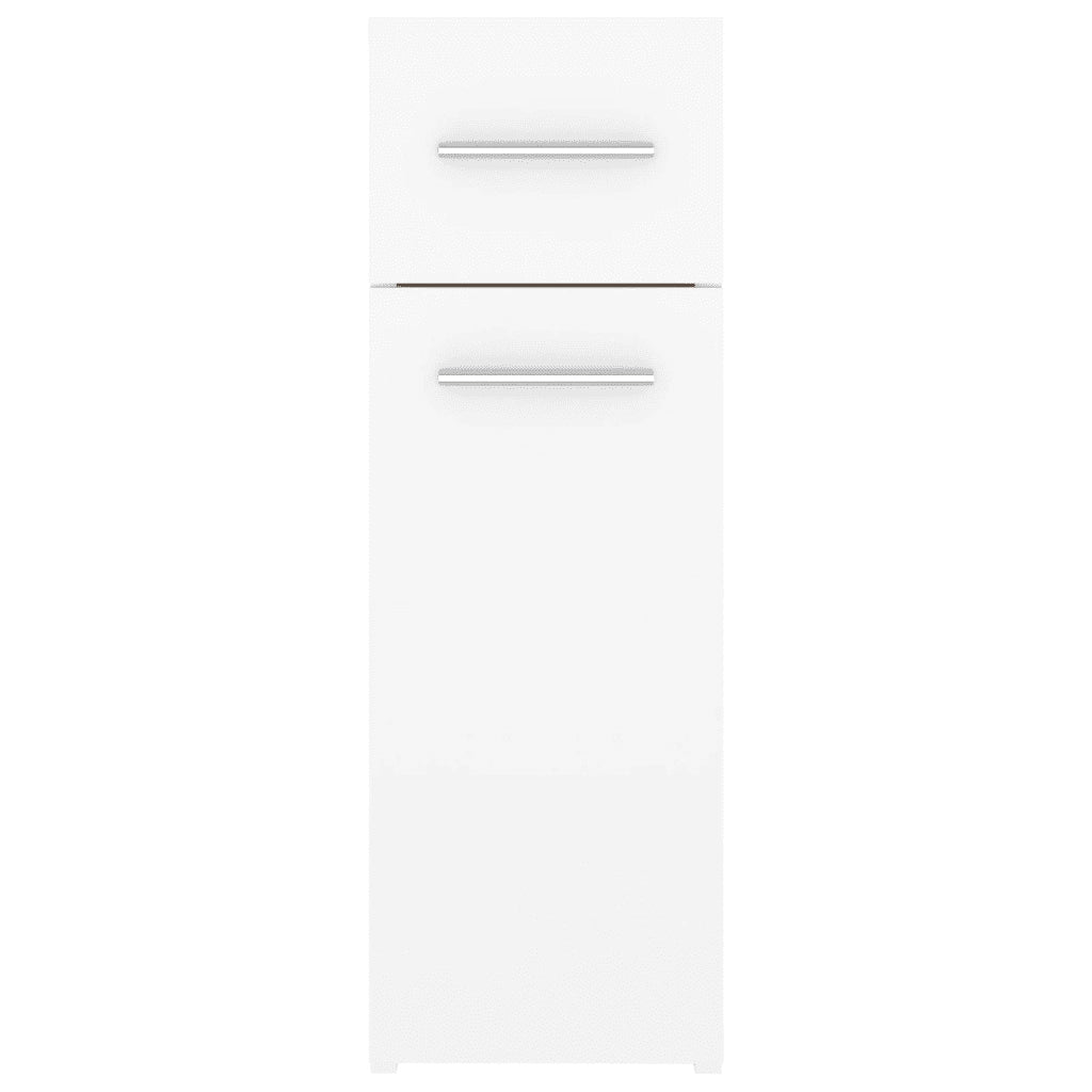 Armadietto da Farmacia Bianco 20x45,5x60 cm in Multistrato 804211