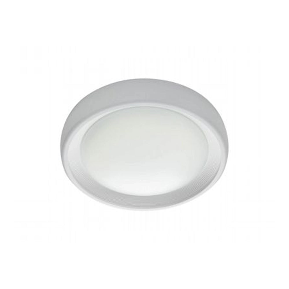 Plafoniera Esterno Moderna Loft Alluminio E Termoplastica Bianco Led 13W 4000K