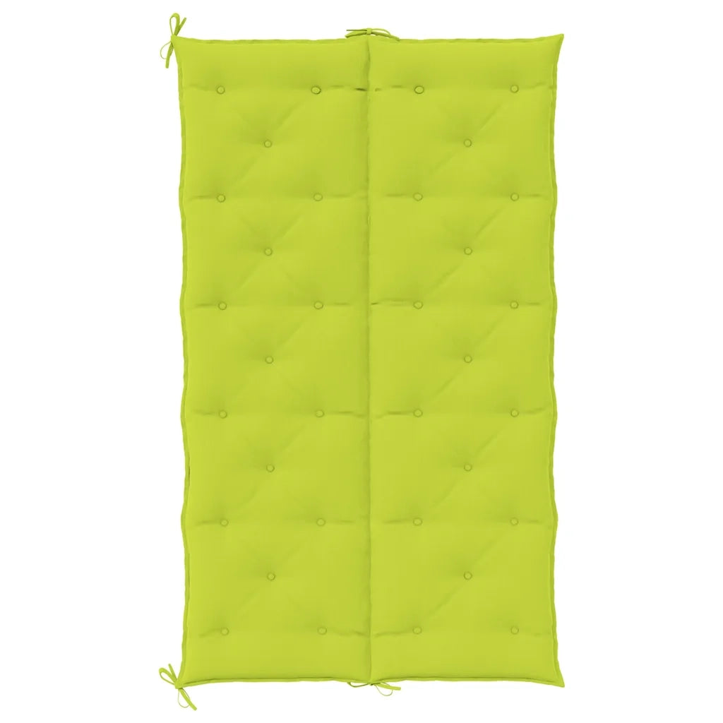 Cuscino per Panca Verde Intenso 180x(50+50)x7 cm Tessuto Oxford 315039