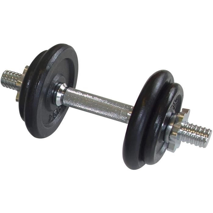 Set manubri - SCHILDKROT - 10 Kg - Nero - Adulto - Set completo per allenamento corpo
