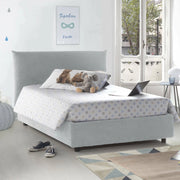 Amorino, Letto Piazza e Mezza Sfoderabile Made in Italy, Bianco