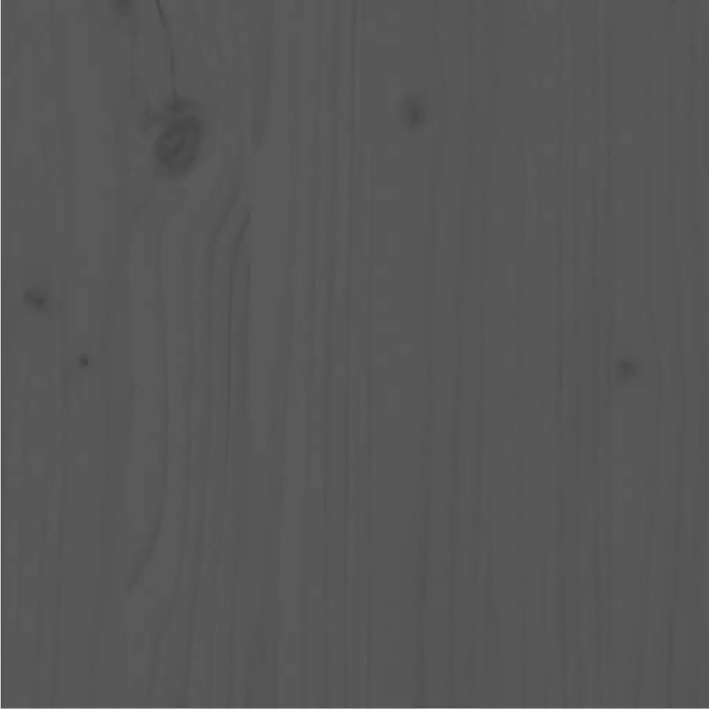 Giroletto Grigio in Legno Massello di Pino 90x200 cm