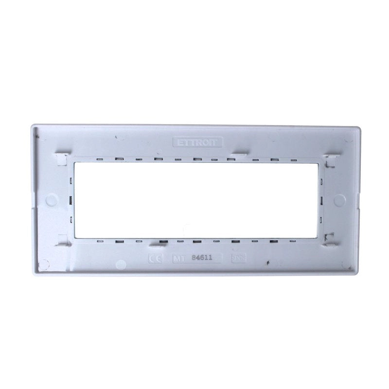 Placca In Vetro Serie Solar 6P Colore Silver Compatibile Con Bticino Matix