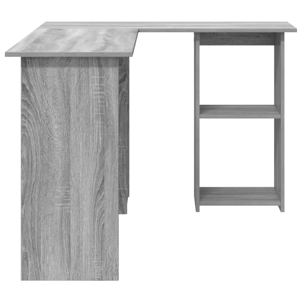 Scrivania Grigio Sonoma 142 x 102 x 73 cm Legno ingegnerizzato 869295