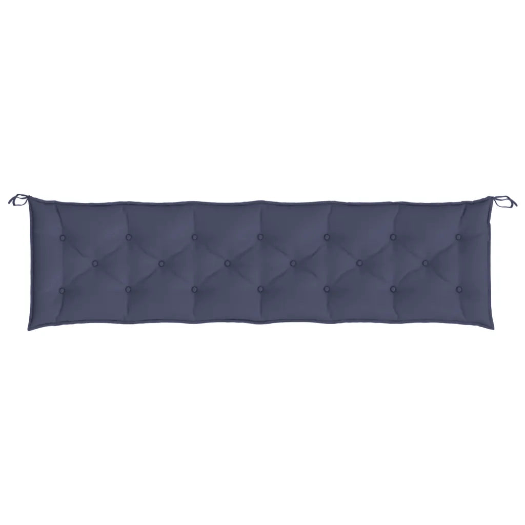 Cuscino Panca Giardino Blu Marino 200x50x7 cm in Tessuto Oxfordcod mxl 91625