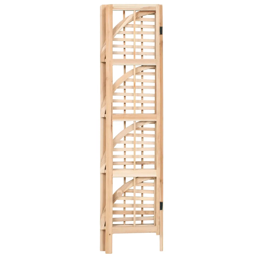 Scaffale ad Angolo in Legno di Cedro 27x27x110 cm 246435