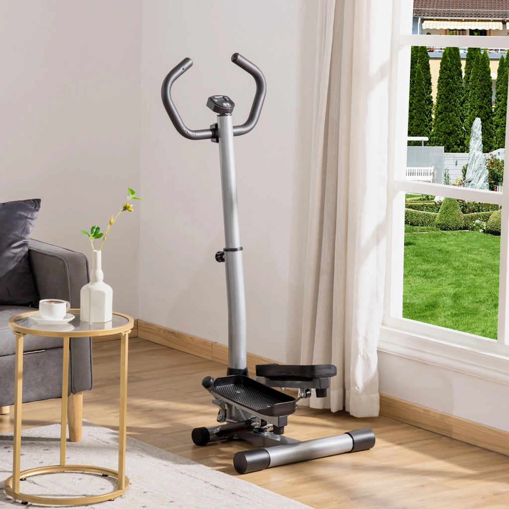 Stepper Fitness per Casa ¨C Zephmum ¨C ABS Metallo 55x53x118-128 cm