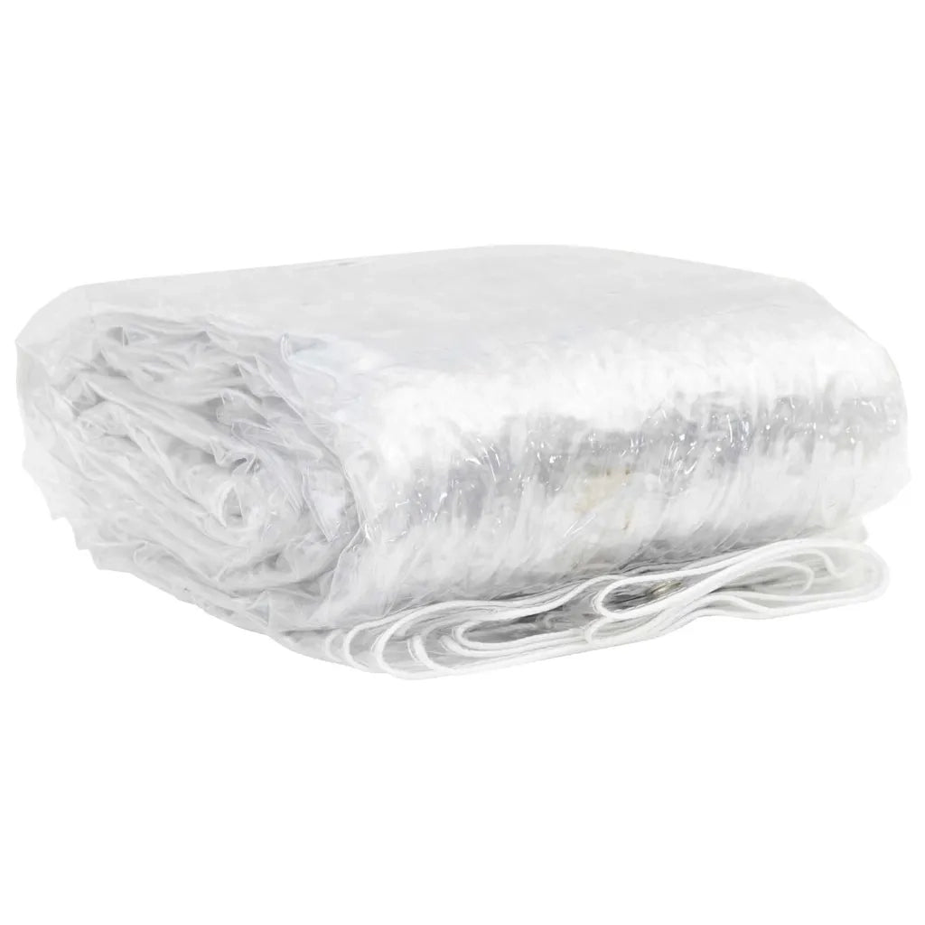 Telone Trasparente con Occhielli 5x12 m in PVC 4018616