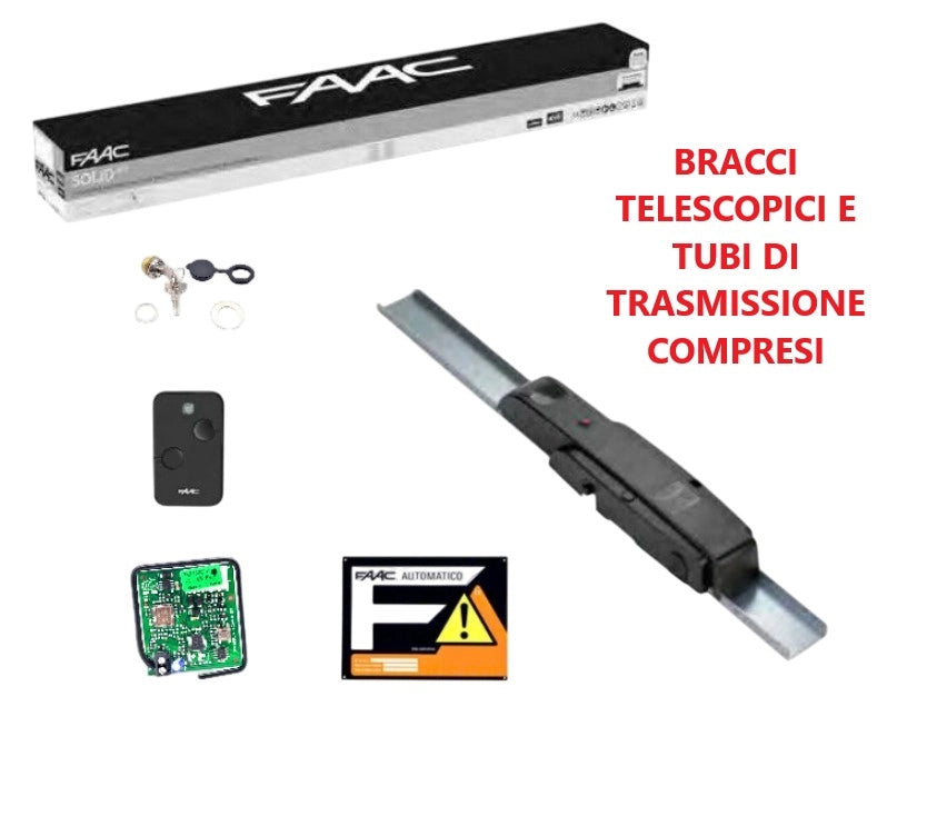FAAC SOLID 550 AUTOMAZIONE PORTA PORTE BASCULANTI BASCULANTE CONTRAPPESI GARAGE
