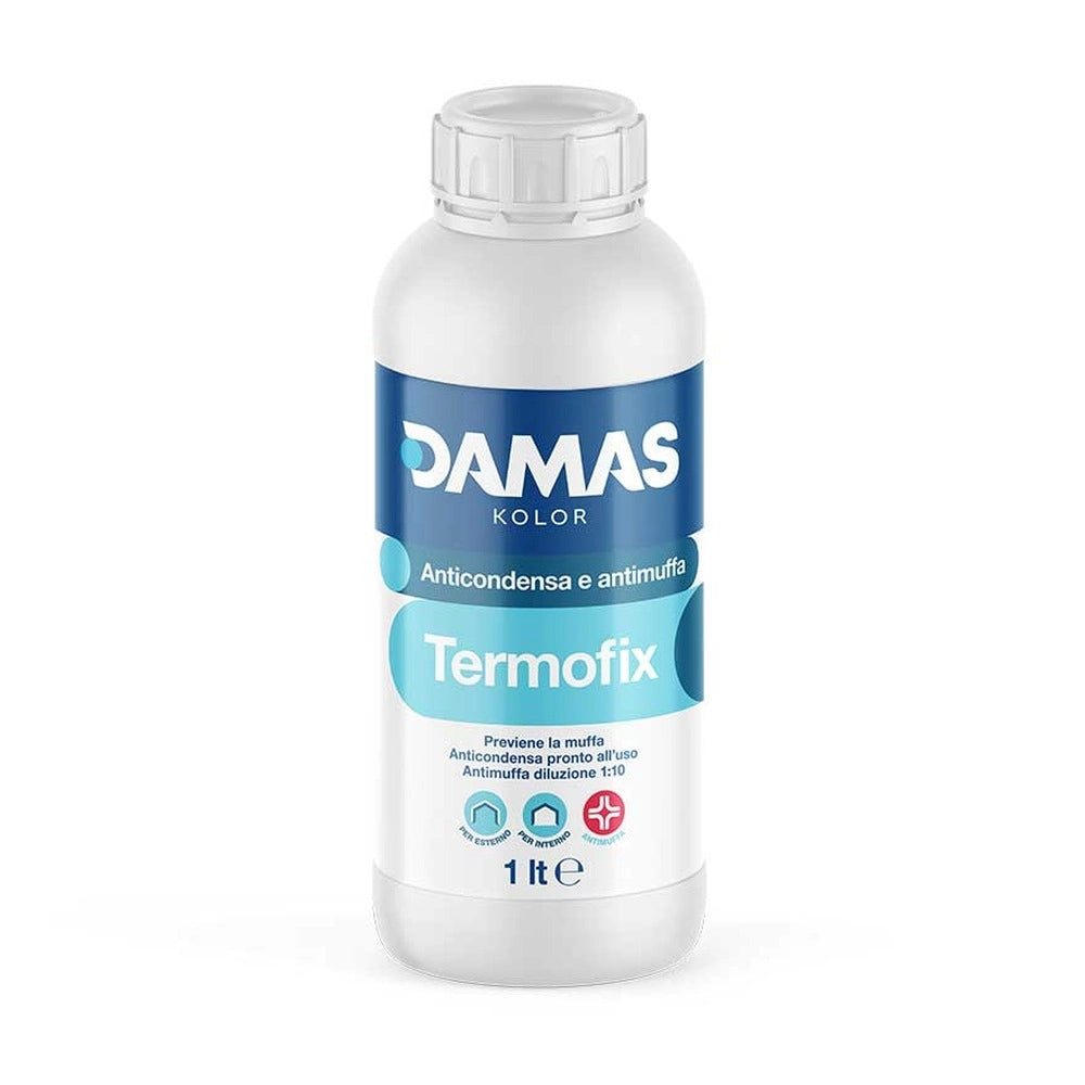 Damas fissativo isolante anticondensa antimuffa termofix per interni *** formato 1 lt, confezione 1