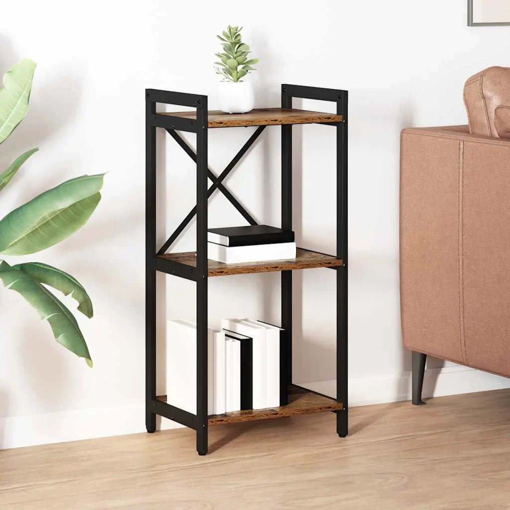 vidaXL Libreria Legno vecchio 40 x 30 x 83 cm Legno multistrato