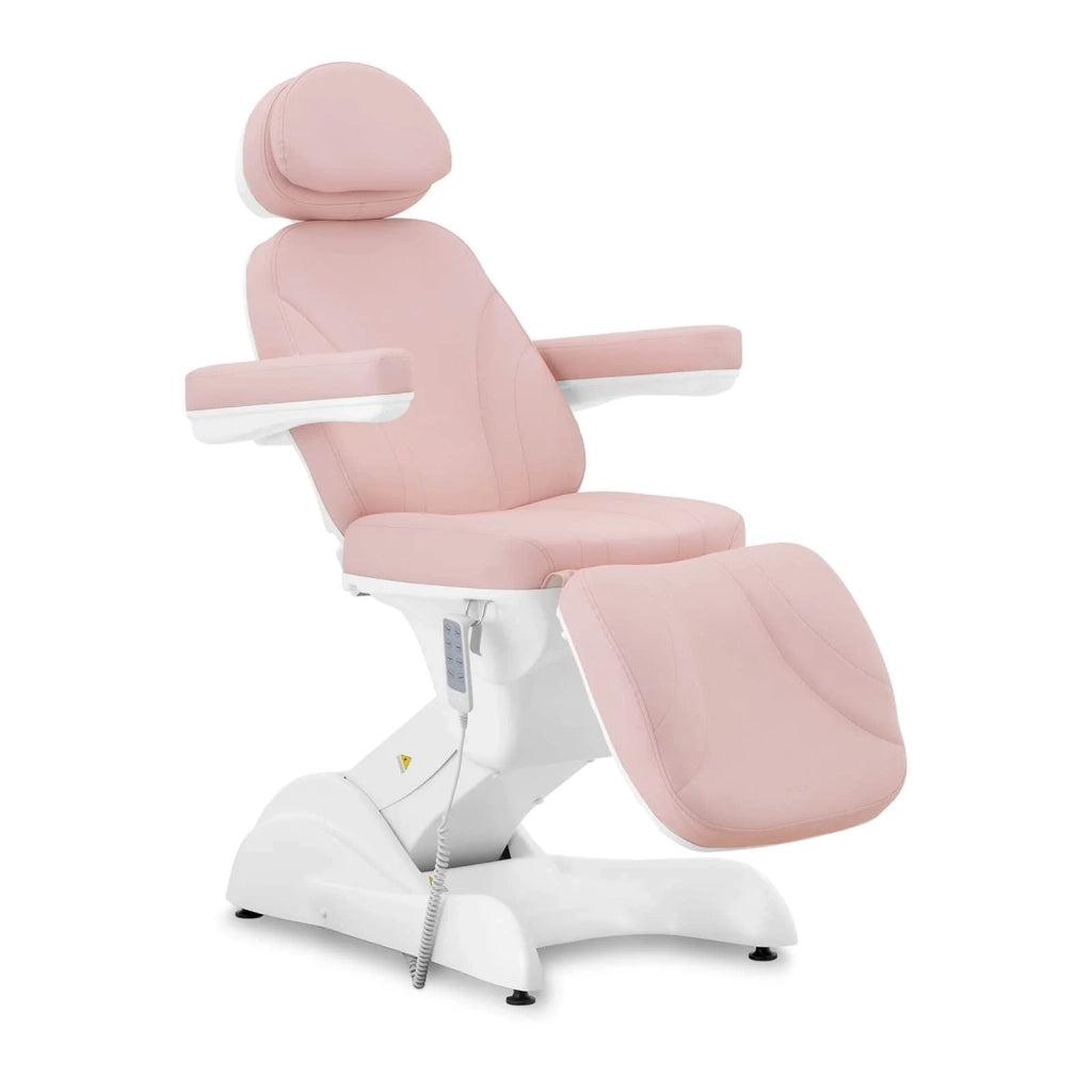 Poltrona estetica professionale rosa e bianca 14_0007787