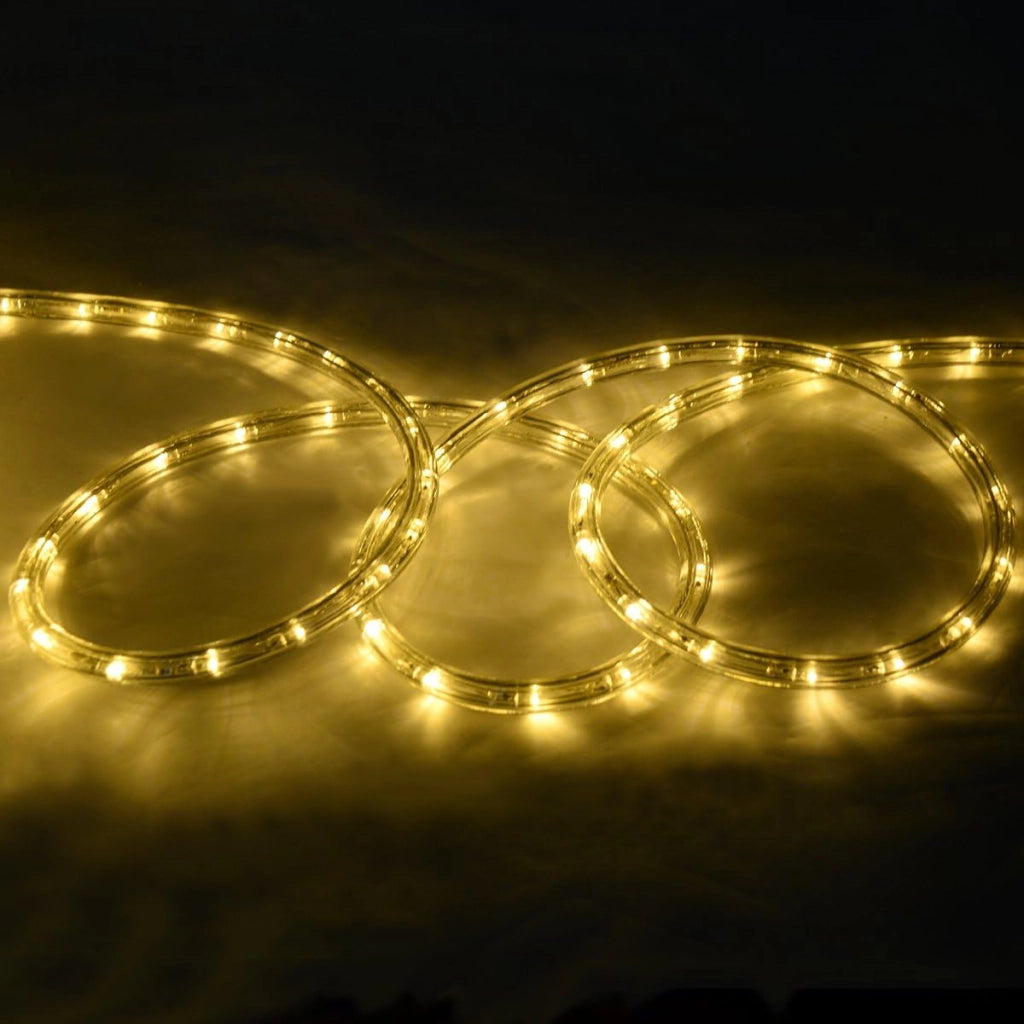 Tubo Luminoso a LED 20 m, 720 LED Lampadine Decorazioni per Interni ed Esterni, per Camere, Giardini, Natale, Matrimoni, Feste (Bianco Caldo)