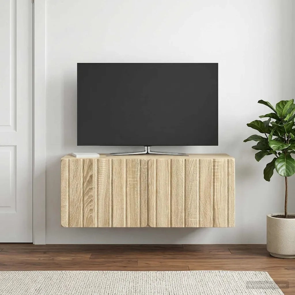 Mobile Porta TV da Muro Rovere Sonoma 78,5 x 31 x 30 cm 898377