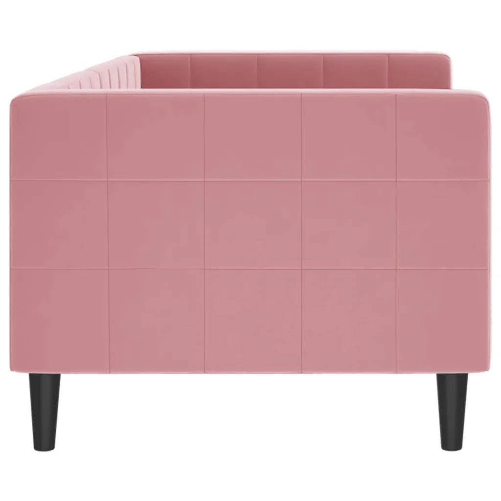 Letto da Giorno Rosa 80x200 cm in Velluto