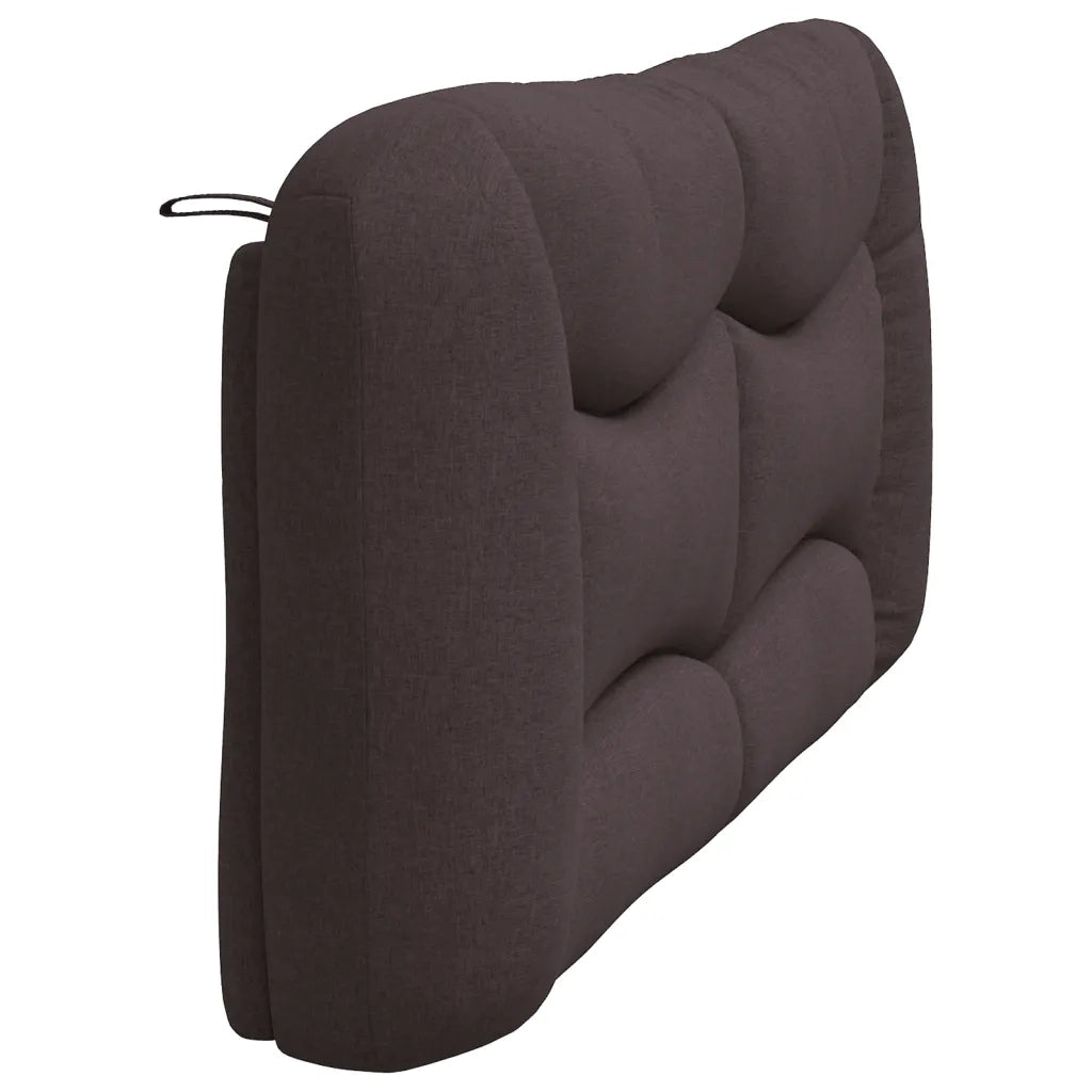 Cuscino Testiera Hvar Marrone Scuro 180 cm in Tessuto CFW2180866
