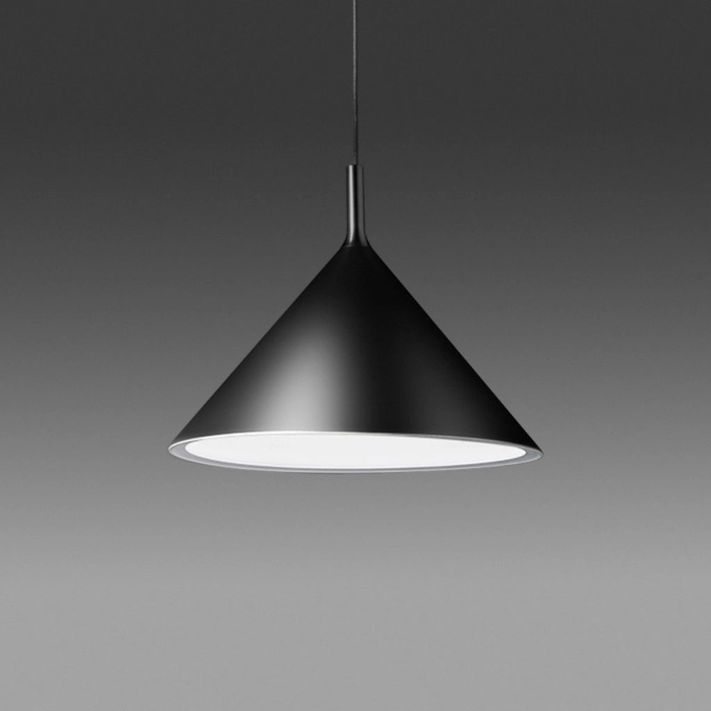 Lampada a Sospensione Barbie S/G Nero Opaco, Attacco E27, Max 60W, Struttura in Alluminio per Interni - Gea Luce
