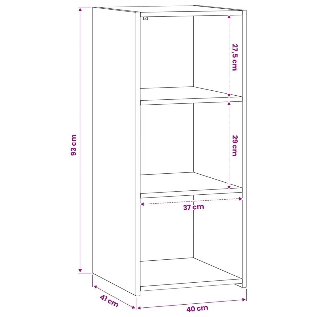 Credenza Legno antico 40 x 41 x 93 cm Legno ingegnerizzato 8010931
