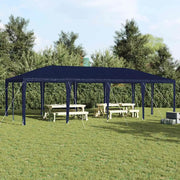 Tenda Party Blu 800 x 400 x 266 cm Polietilene e Acciaio 42003438