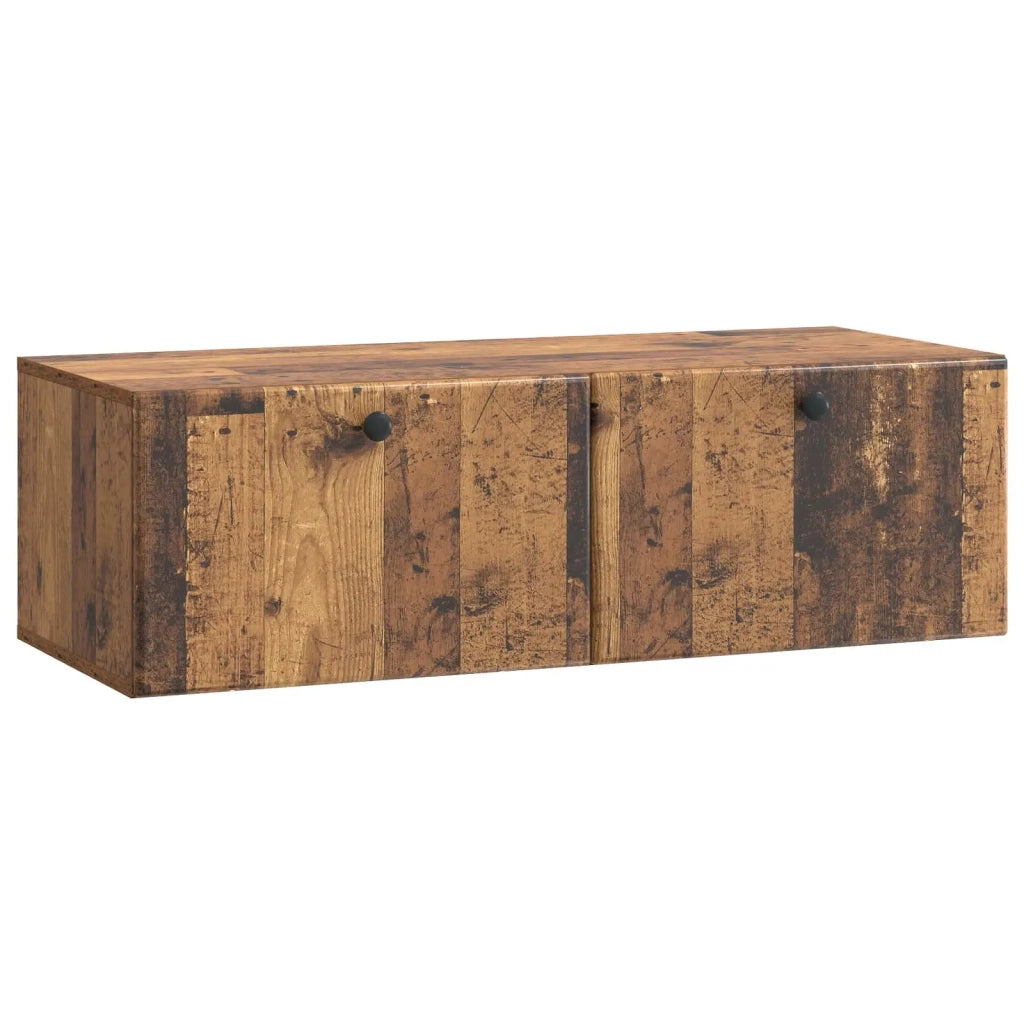 Mobile Porta TV da Muro 98 x 41 x 30 cm Legno antico 899213