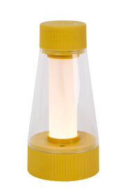 Lampada da tavolo ricaricabile gialla LED IP44 Lucide