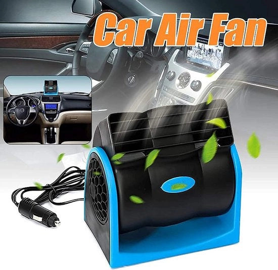 Ventilatore auto 12 V elettrico con accendino per sigarette - Pratico e Raffreddante