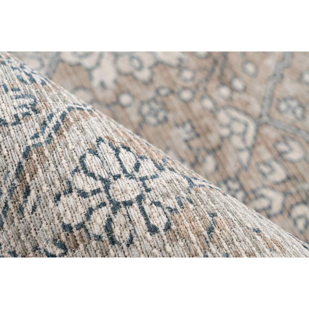 Tappeto Vintage Perry Khaki e Beige 80x150 cm