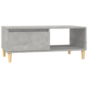 Tavolino salotto | Tavolino da caff¨¨ | Tavolino da Soggiorno Grigio Cemento 90x50x36,5 cm Legno Multistrato