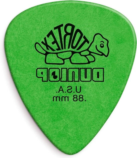 Tortex standard verde 0,88 mm - migliore qualità - presa ideale