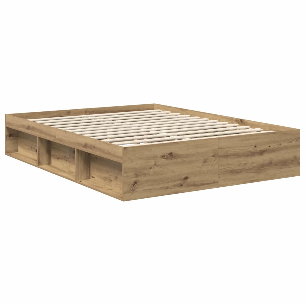 Struttura del letto-Giroletto Rovere Artigianale 150 x 200 cm 451105