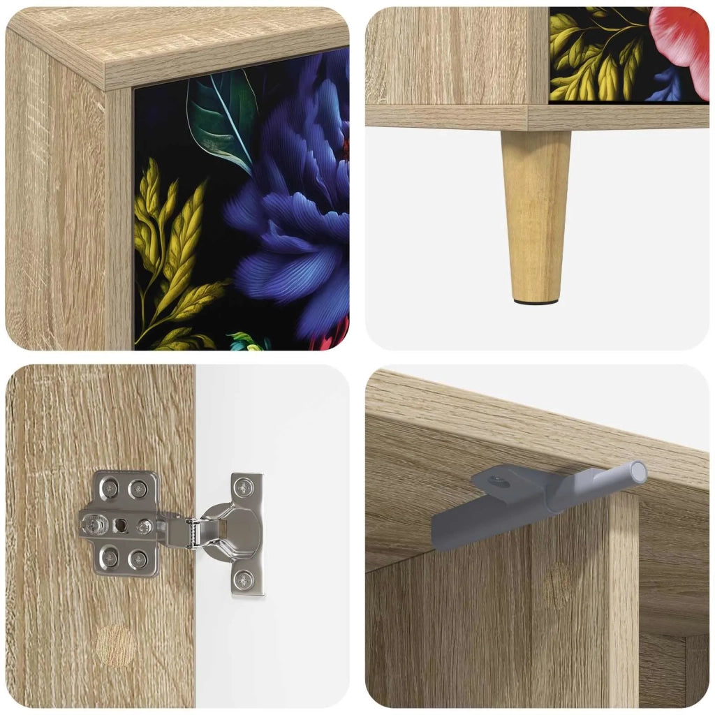 Mobile TV KIEL 102 x 33 x 50 cm Sonoma Legno ingegnerizzato 8007043
