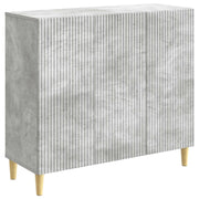 Credenza Grigio Cemento 89 x 34,5 x 80 cm Legno ingegnerizzato