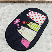 Piqua, Tappeto da Bagno Lavabile in Lavatrice, 80x100 cm Multicolore