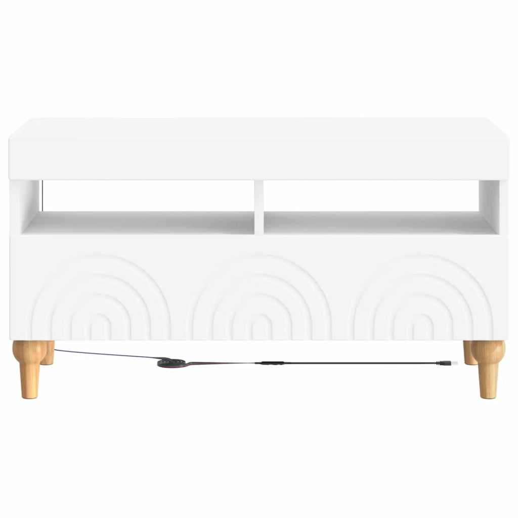 Mobile TV LED Bianco Legno ingegnerizzato 896335